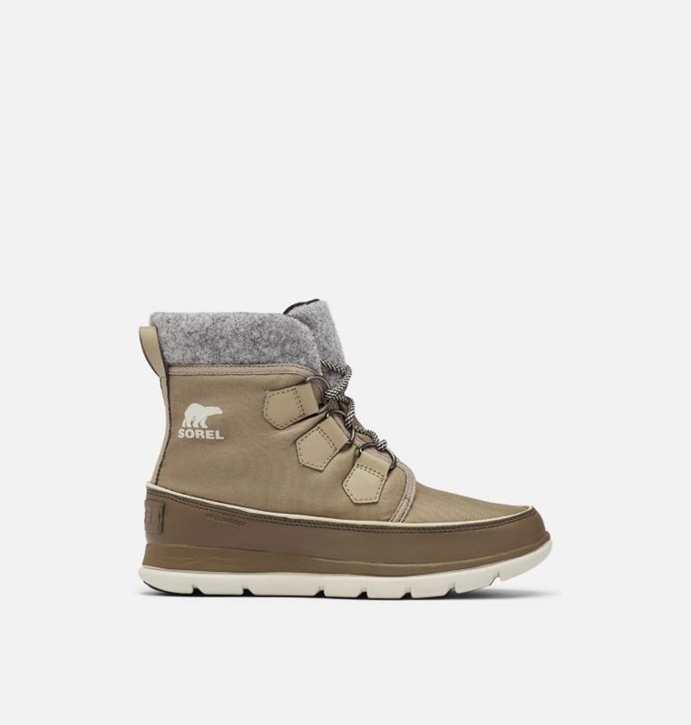 Womens Snow Boots Khaki - Sorel ™ Explorer Carnival Low - 539240-SRT